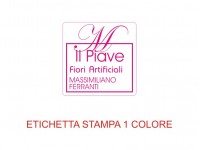 Etichette adesive per fioristi, fiorai e vivaisti (mm 25x25)  (cod.28G)